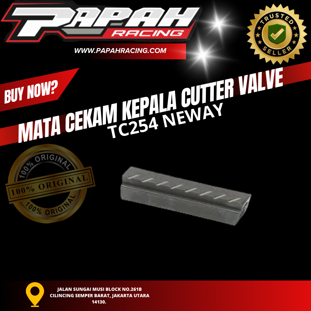 MATA CEKAM KEPALA CUTTER VALVE TC254 NEWAY (1pcs)